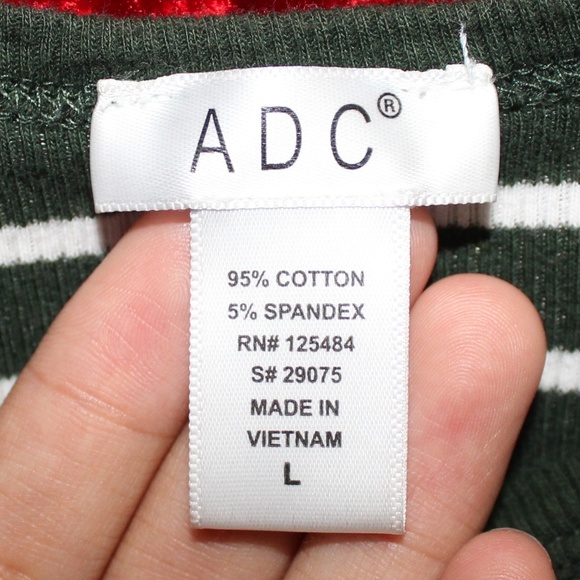 Green & White Striped Tank Top - Picture 3 of 7